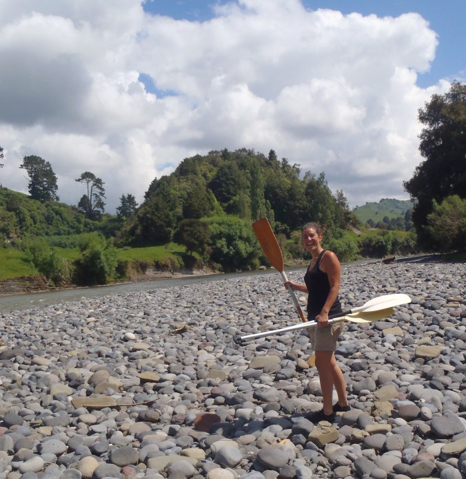 Emilie getting ready to submarine!