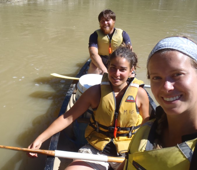 The three of us on our final day on the river!