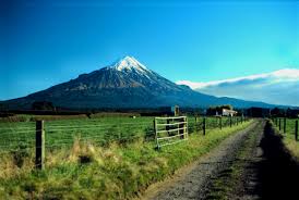 Beautiful Mt Taranaki (sadly not our picture)