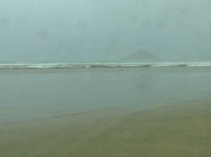 The view from the passenger's window!