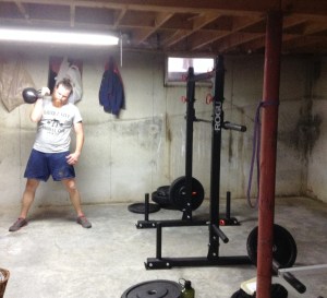 Doing the lifting thing again, love the basement gym!