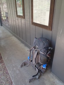 Clay's pack after weighing in!