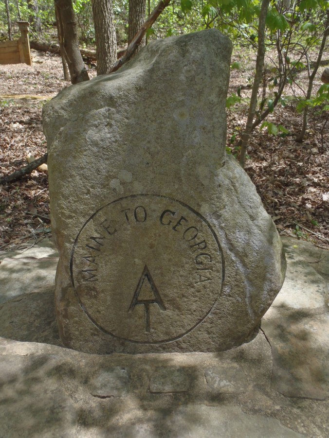 Monument at the start of the "On-Ramp"
