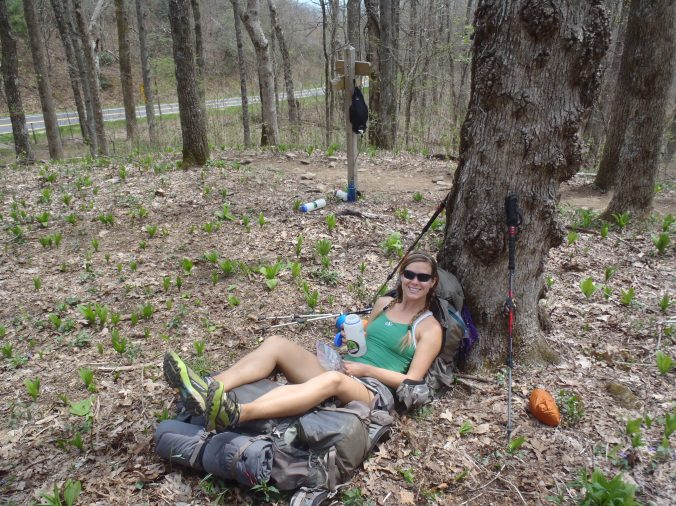 Lindsay in Georgia hoping the rest of the trail would be just this easy!