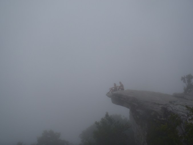 Lindsay, Hunter and Clay at McAfee Knob