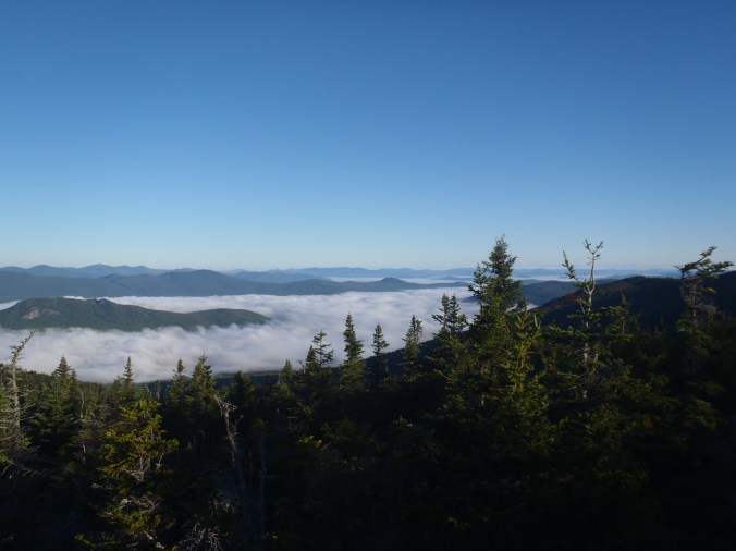 The view on our final morning in the White Mountains from the top of Carter Mountain